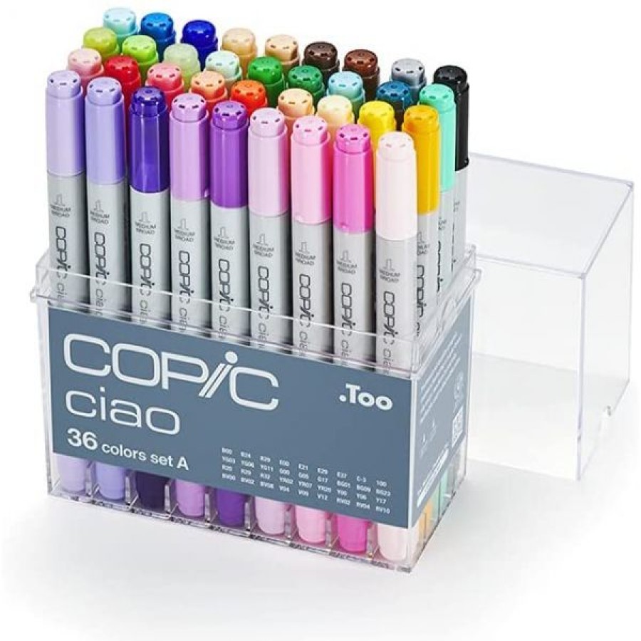 Dessin & Arts Graphiques Creastore Feutres A Alcool | Coffret 36 Marqueurs Copic Ciao