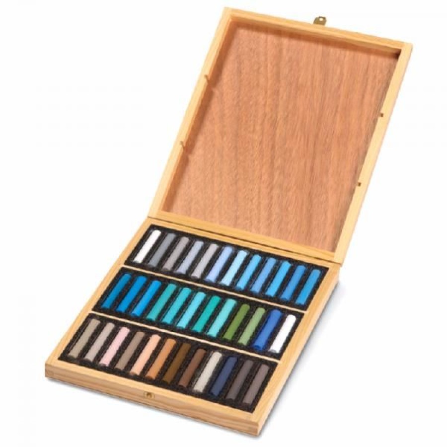 Dessin & Arts Graphiques Creastore Pastels Secs Craies | Coffret Bois De 36 Pastels Sec - Blockx