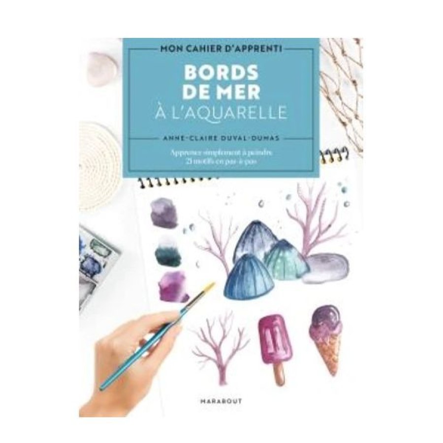 Peintures Creastore Livres Aquarelle | Bords De Mer A L'Aquarelle - Livre