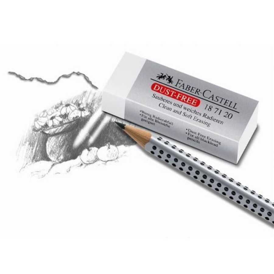 Dessin & Arts Graphiques Creastore Gommes | Gomme Sans Residu - Blanche - Faber-Castell