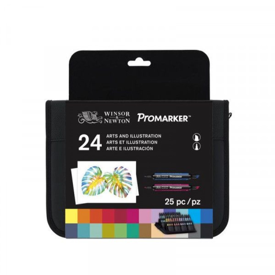 Dessin & Arts Graphiques Creastore Feutres A Alcool | Set 24 Promarker - Art & Illustration - Winsor & Newton