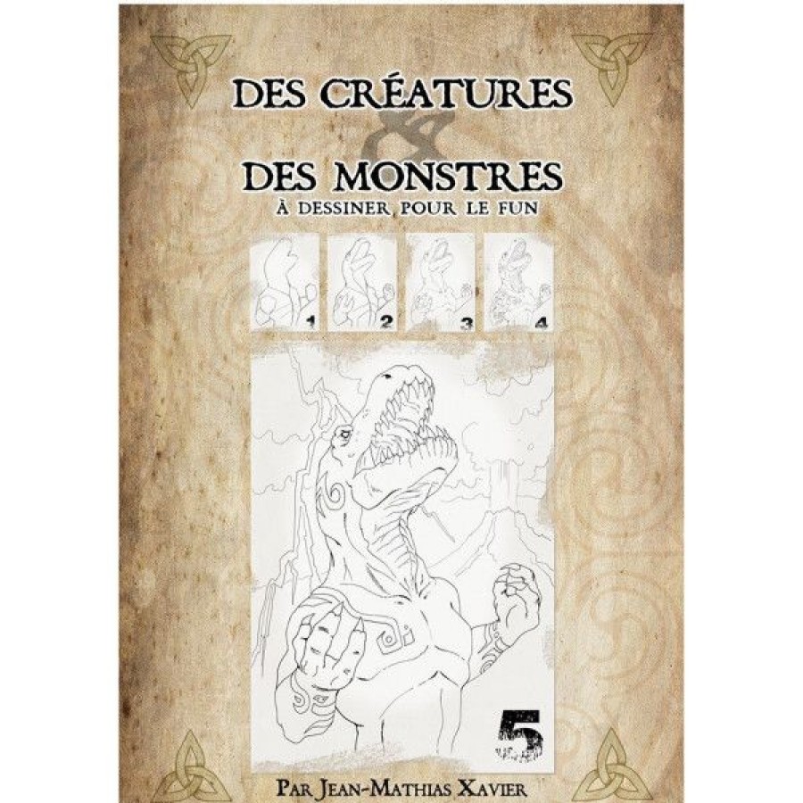 Dessin & Arts Graphiques Creastore Livres Dessin | Des Creatures Et Des Monstres - Livre