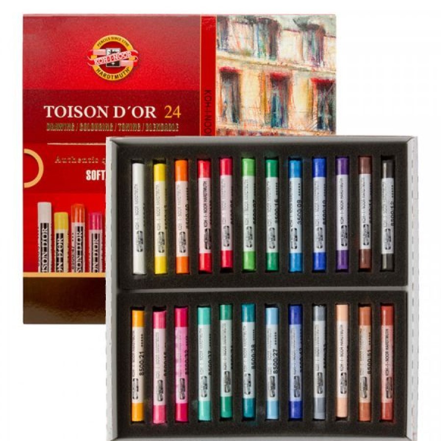 Dessin & Arts Graphiques Creastore Pastels Secs Craies | Boite De Pastels Tendres Toison D'Or - Koh-I-Noor