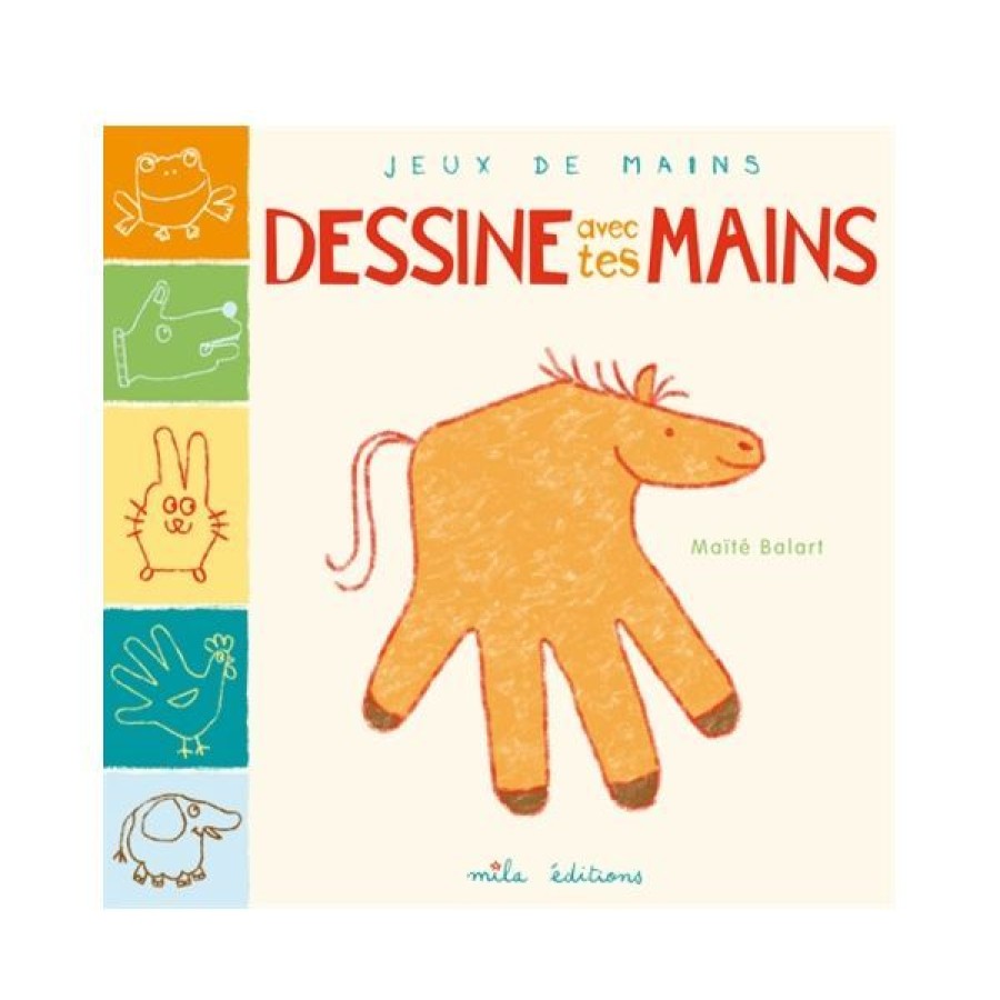 Loisirs Creatifs Creastore Feutres & Crayons | Dessine Avec Tes Mains - Livre