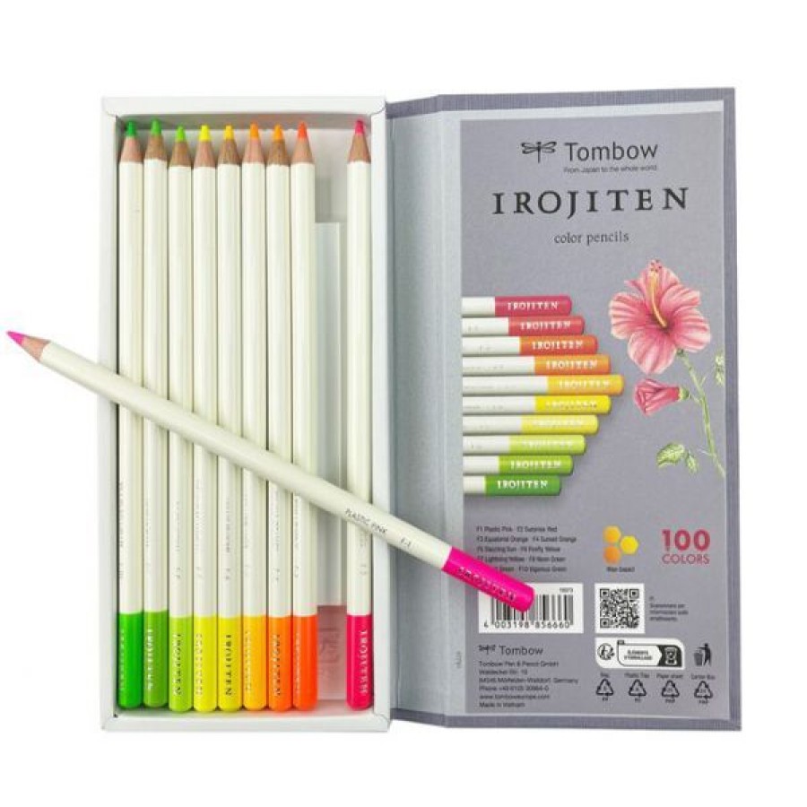 Dessin & Arts Graphiques Creastore Crayons De Couleurs | Set Irojitens - Couleurs Lumineuses I - Tombow