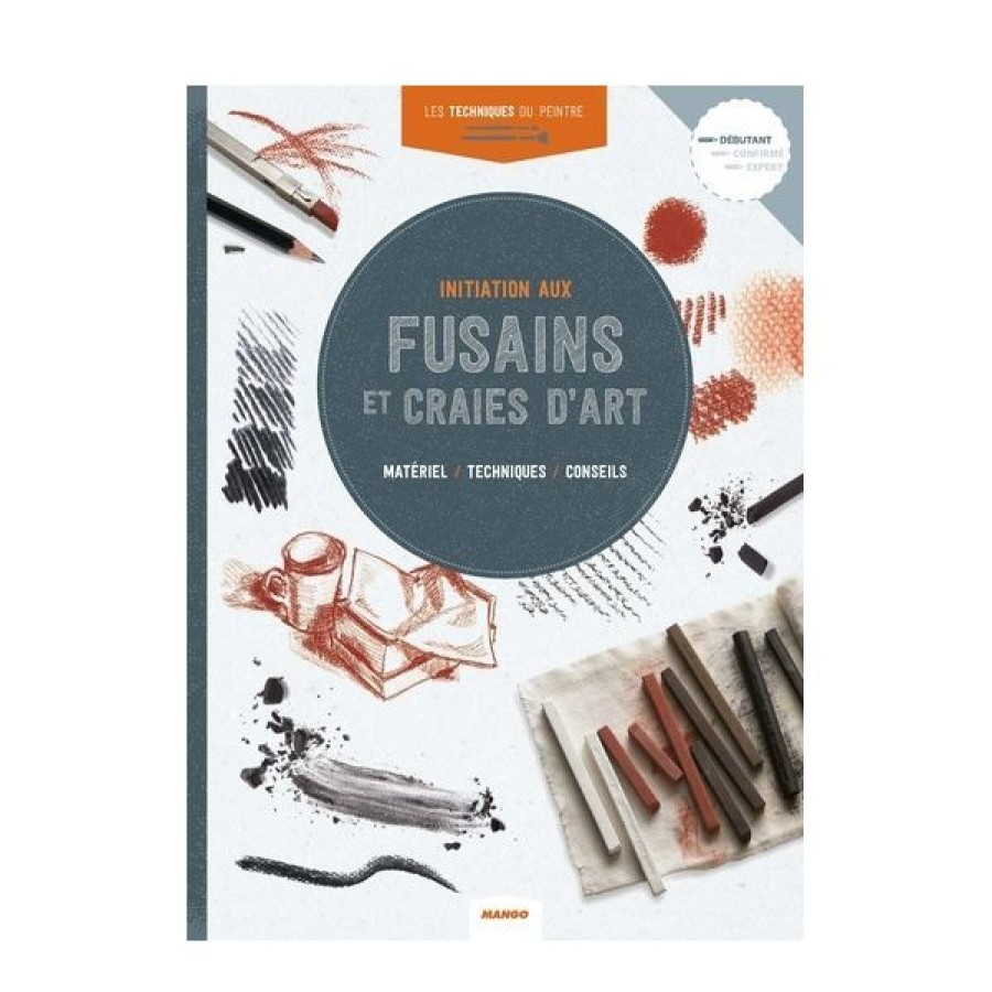 Dessin & Arts Graphiques Creastore Livres Pastels | Initiation Aux Fusains Et Craies D'Art - Livre