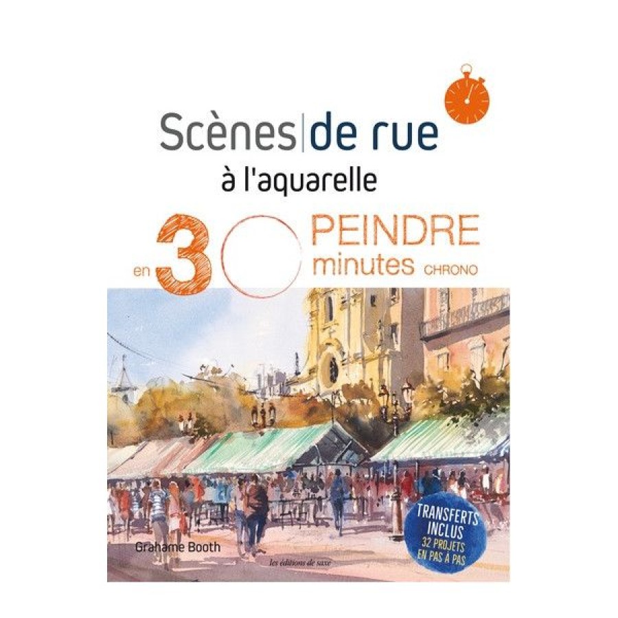 Peintures Creastore Livres Aquarelle | Scenes De La Rue A L'Aquarelle -Livre