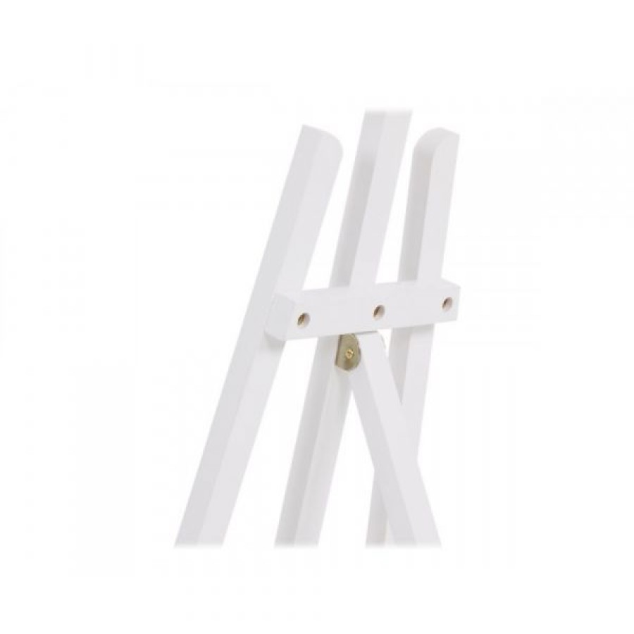 Chassis Toiles Et Chevalets Creastore Chevalets De Table | Mini Chevalet De Table - Blanc- Mikonos