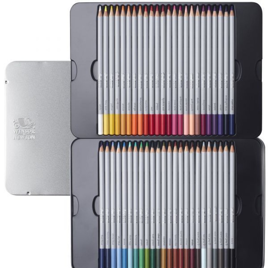 Dessin & Arts Graphiques Creastore Crayons De Couleurs | Boite 48 Crayons De Couleur Winsor Et Newton