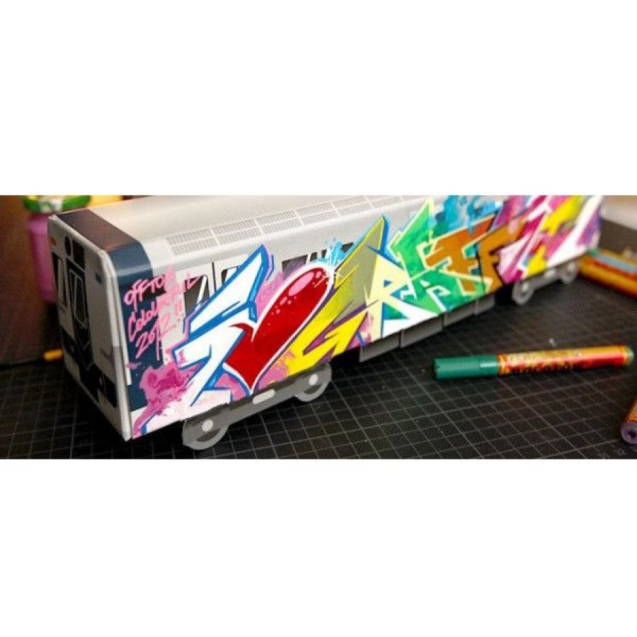 Peintures Creastore | Metro "New York" En Carton A Customiser - Molotow