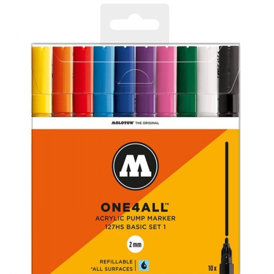 Dessin & Arts Graphiques Creastore Feutres | Set De 12 Marqueurs One4All - 227Hs - Molotow