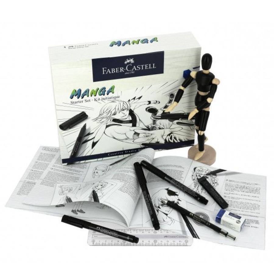 Dessin & Arts Graphiques Creastore Coffrets & Kits | Kit D'Initiation Manga - Faber-Castell