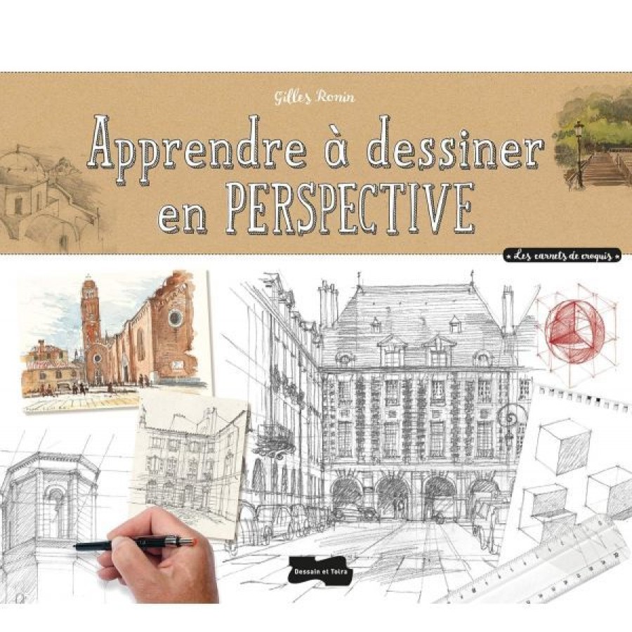 Dessin & Arts Graphiques Creastore Livres Dessin | Apprendre A Dessiner En Perspective - Livre