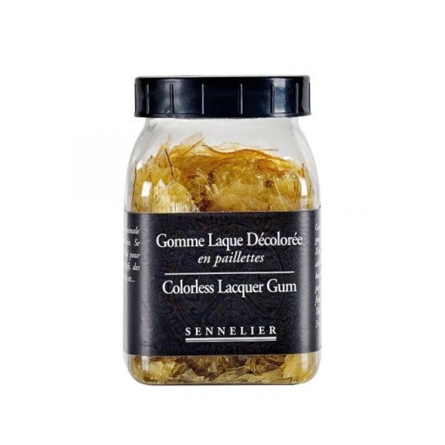 Peintures Creastore Mediums & Additifs | Gomme Laque Decoloree Paillettes 80G - Sennelier