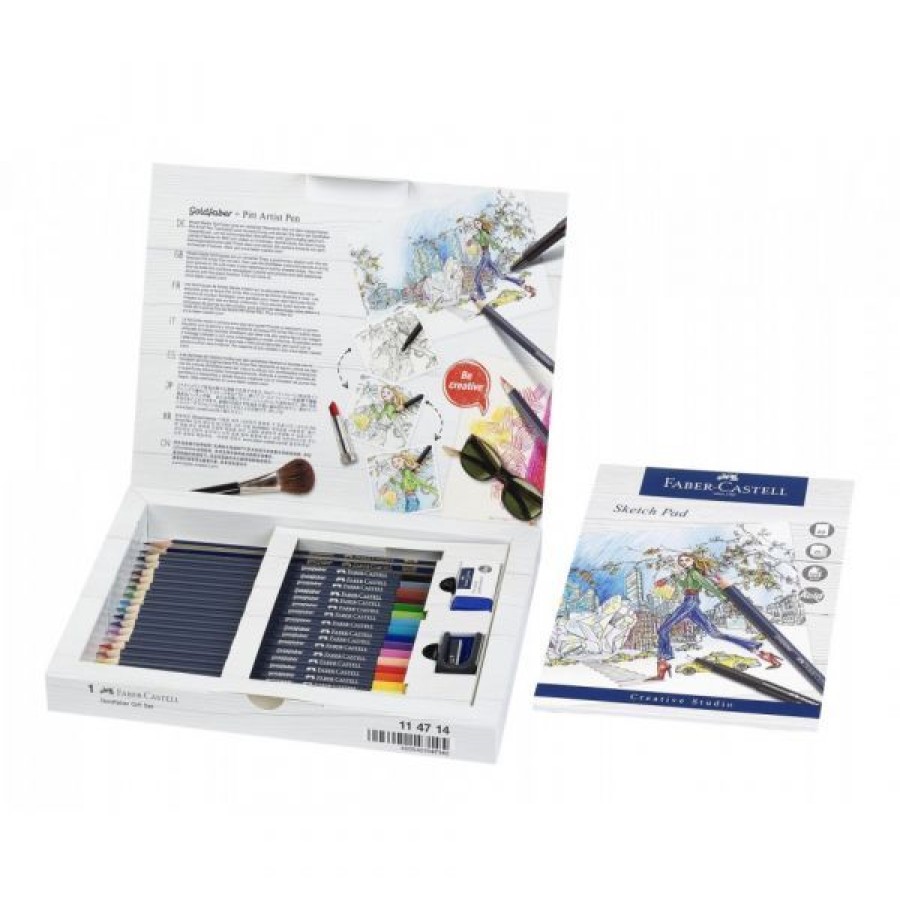 Dessin & Arts Graphiques Creastore Crayons De Couleurs | Set D'Initiation Goldfaber - Faber-Castell