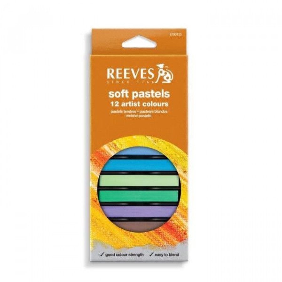 Dessin & Arts Graphiques Creastore Pastels Secs Craies | Set De 12 Pastels Tendres - Reeves