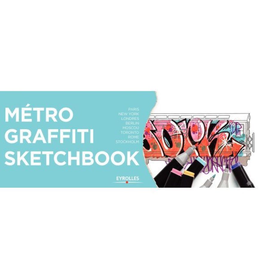 Peintures Creastore | Metro Graffiti Sketchbook - Livre