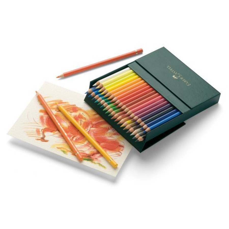 Dessin & Arts Graphiques Creastore Crayons De Couleurs | Coffret Studiobox 36 Crayons Polychromos - Faber-Castell