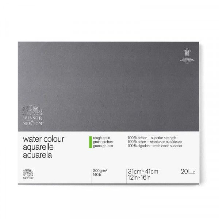 Papiers Creastore Papiers Peinture Aquarelle | Bloc Aquarelle - 300Gr Grain Torchon - Winsor & Newton