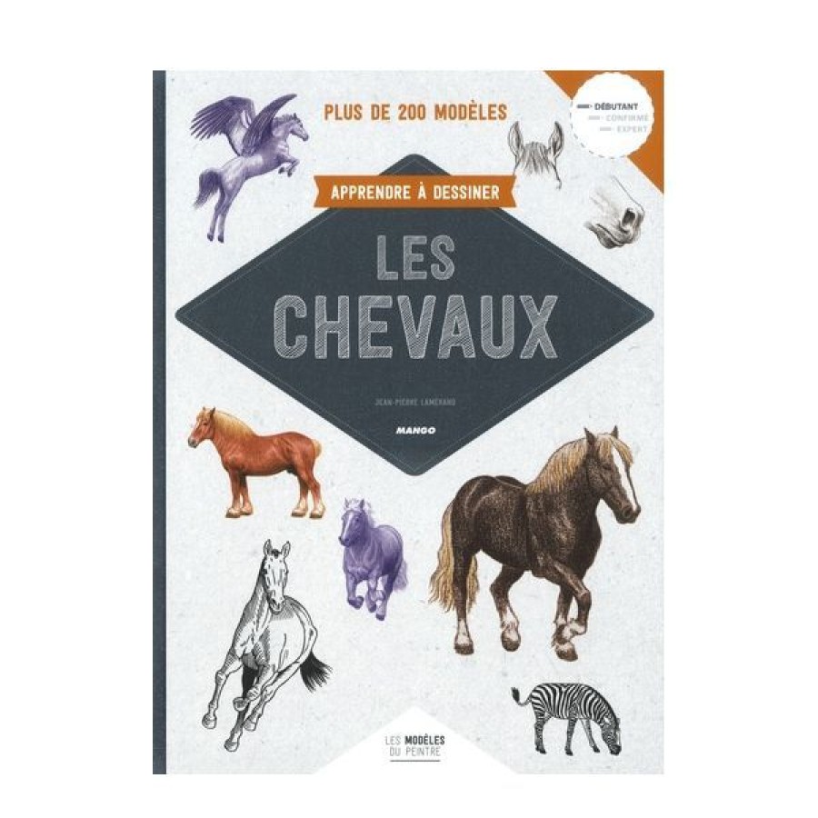 Dessin & Arts Graphiques Creastore Livres Dessin | Apprendre A Dessiner Les Chevaux - Livre