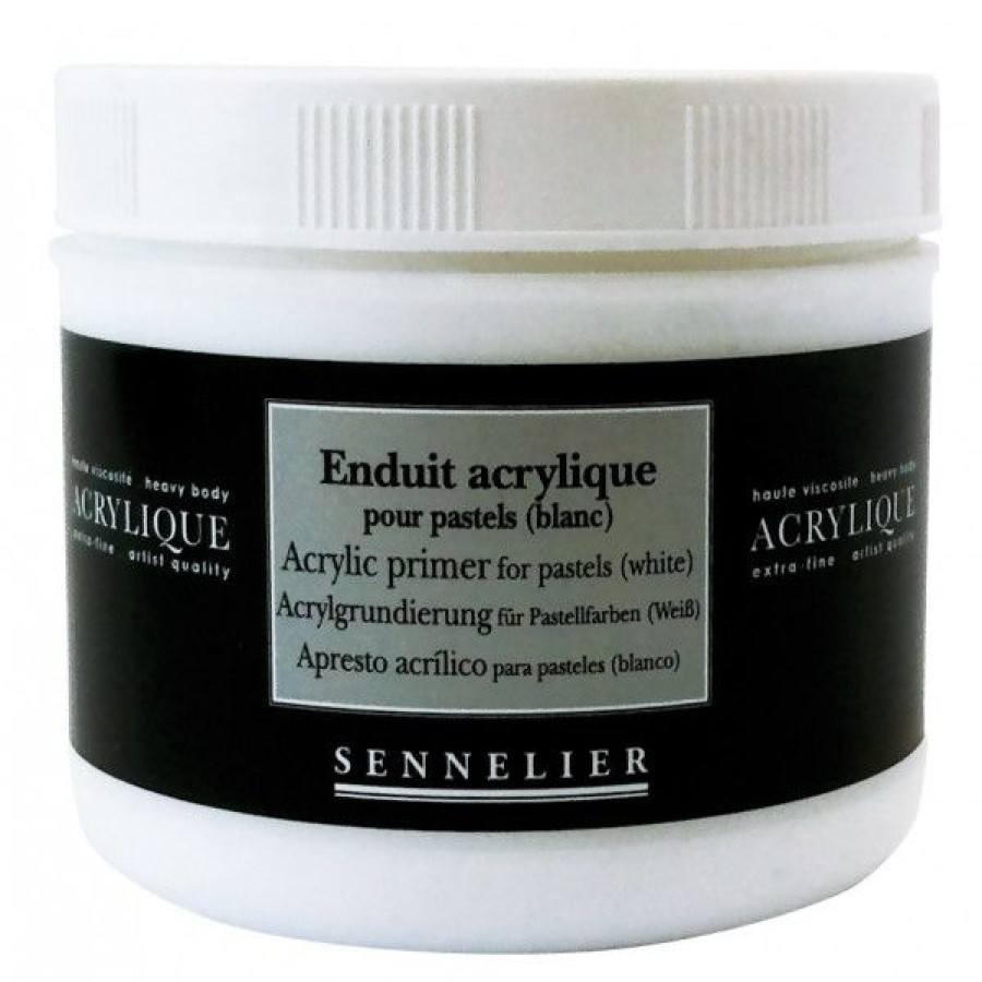 Peintures Creastore Gesso & Liants | Enduit Acrylique Pour Pastels - Sennelier