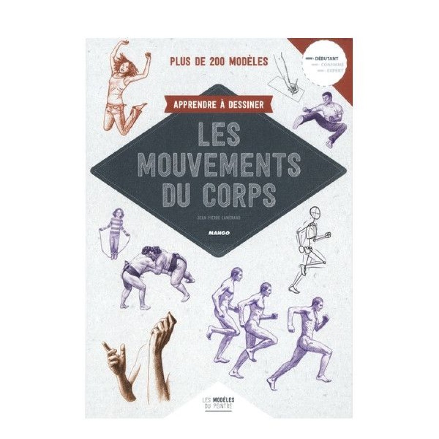 Dessin & Arts Graphiques Creastore Livres Dessin | Apprendre A Dessiner Les Mouvements Du Corps - Livre