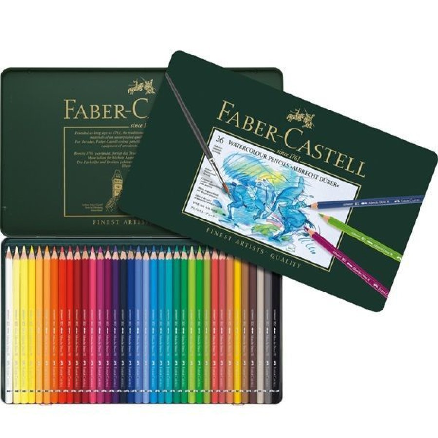 Peintures Creastore Coffrets Peinture Aquarelle | Coffret Albrecht Durer + Clic&Go + Pinceau - Faber-Castell