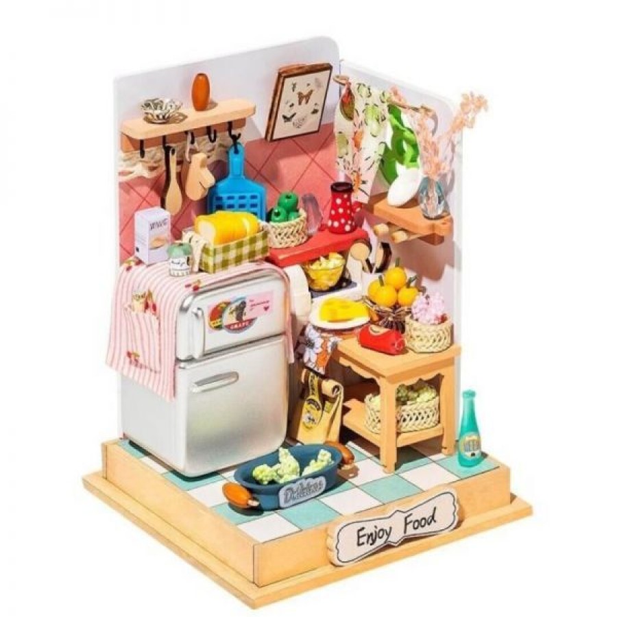 Loisirs Creatifs Creastore Maquettes | Maison Miniature - Cuisine - Robotime