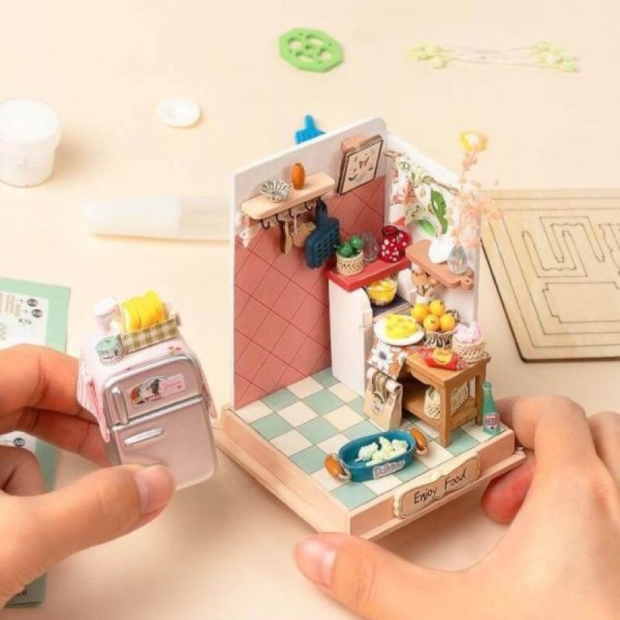 Loisirs Creatifs Creastore Maquettes | Maison Miniature - Cuisine - Robotime