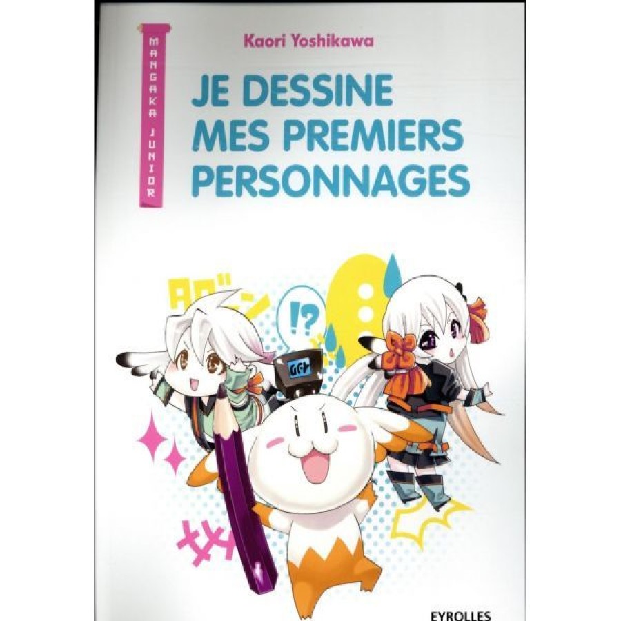 Dessin & Arts Graphiques Creastore Livres Dessin Mangas | Je Dessine Mes Premiers Personnages - Mangaka Junior - Livre