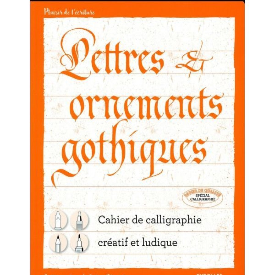 Dessin & Arts Graphiques Creastore Livres Dessin | Lettres & Ornements Gothiques - Livre