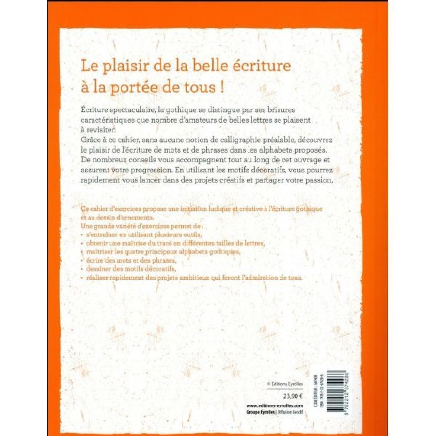 Dessin & Arts Graphiques Creastore Livres Dessin | Lettres & Ornements Gothiques - Livre