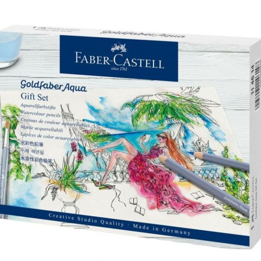 Dessin & Arts Graphiques Creastore Crayons Aquarellables | Set D'Initiation Goldfaber Aquarelle - Faber-Castell