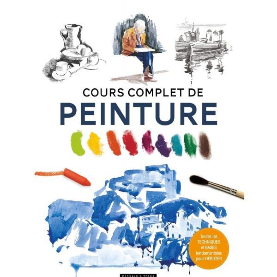 Dessin & Arts Graphiques Creastore Livres Dessin | Cours Complet De Peinture - Livre