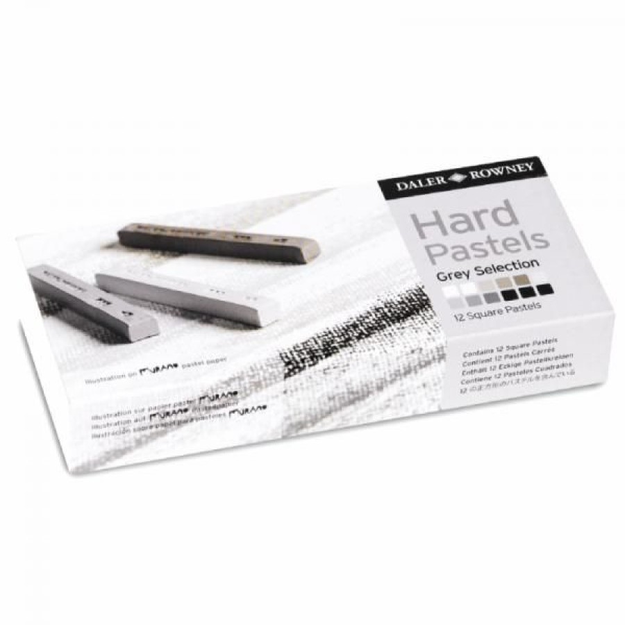 Dessin & Arts Graphiques Creastore Pastels Secs Craies | Pastels Secs - Nuances De Gris - Daler-Rowney