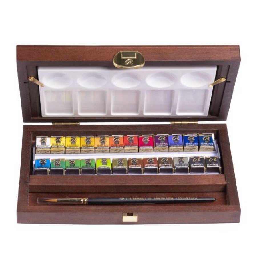 Peintures Creastore Peinture Aquarelle Extra&Fine | Coffret Aquarelle Rembrandt Traditionnal - Talens