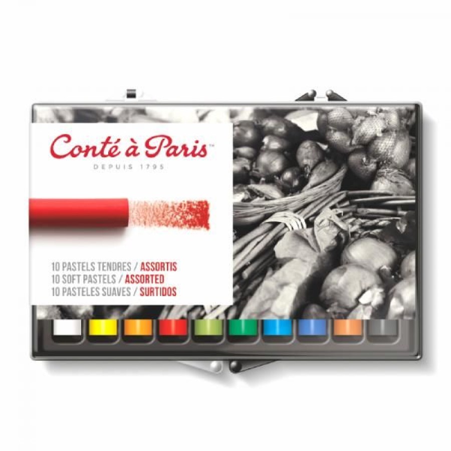 Dessin & Arts Graphiques Creastore Pastels Secs Craies | Pastels Tendres Assortis - Conte