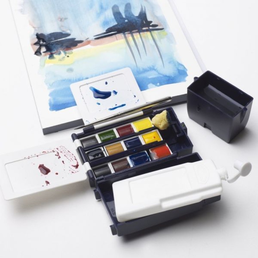 Peintures Creastore Peinture Aquarelle Extra&Fine | Boite Aquarelle De Voyage - Field Box - Winsor & Newton