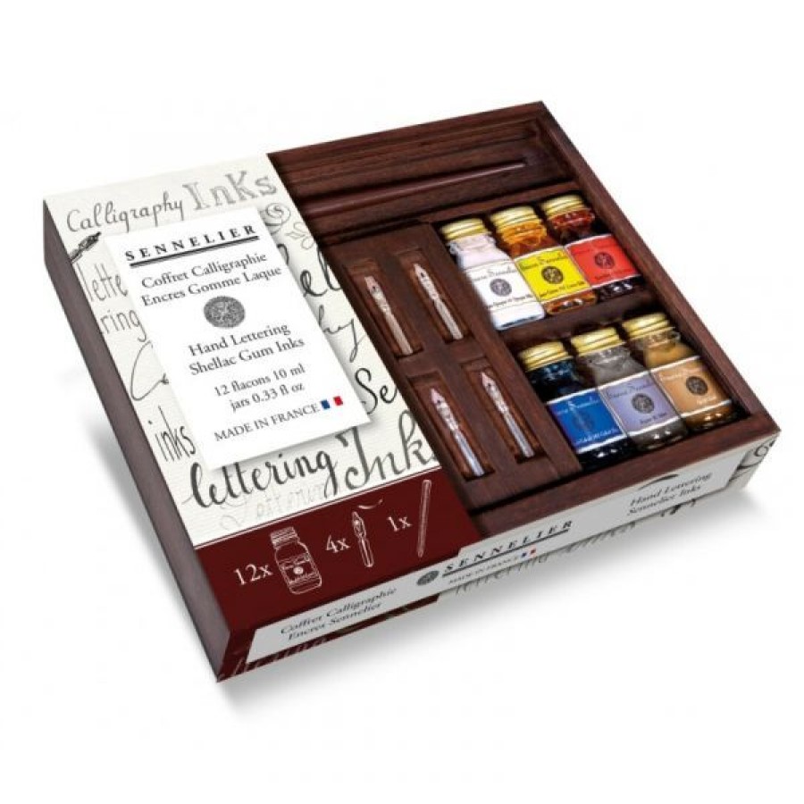 Dessin & Arts Graphiques Creastore Encres | Coffret Calligraphie Sennelier