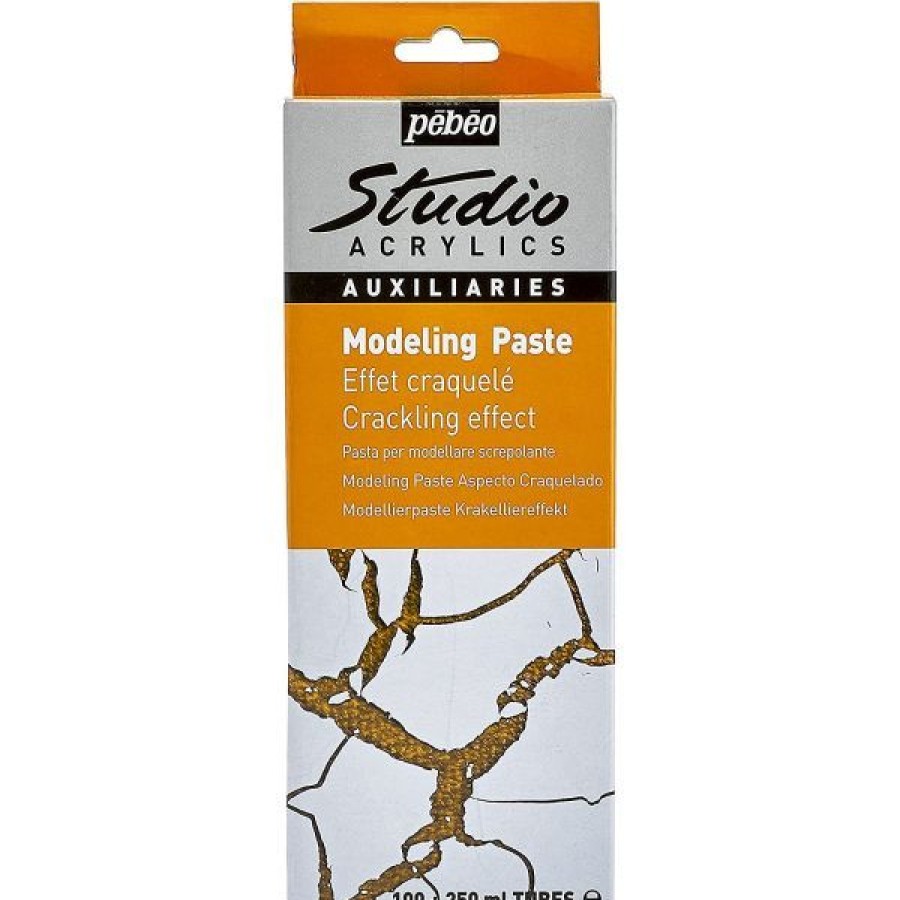 Peintures Creastore Mediums & Vernis Peinture Acrylique | Modeling Paste - Effet Craquele - Pebeo