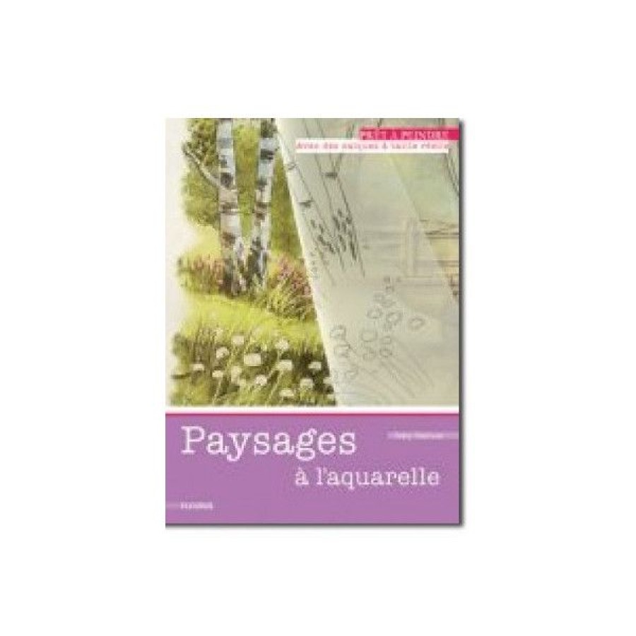 Peintures Creastore Livres Aquarelle | Paysages A L'Aquarelle - Livre + Calques