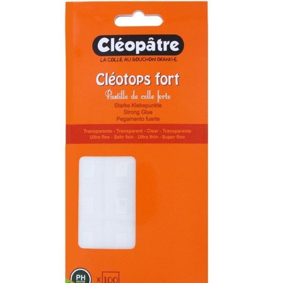 Dessin & Arts Graphiques Creastore Colles | Set De 100 Pastilles De Colle Forte - Cleotops - Cleopatre