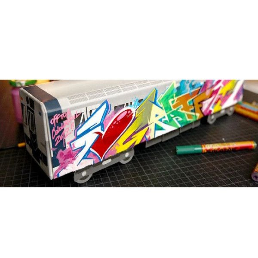 Peintures Creastore | Metro "Paris" En Carton A Customiser - Molotow