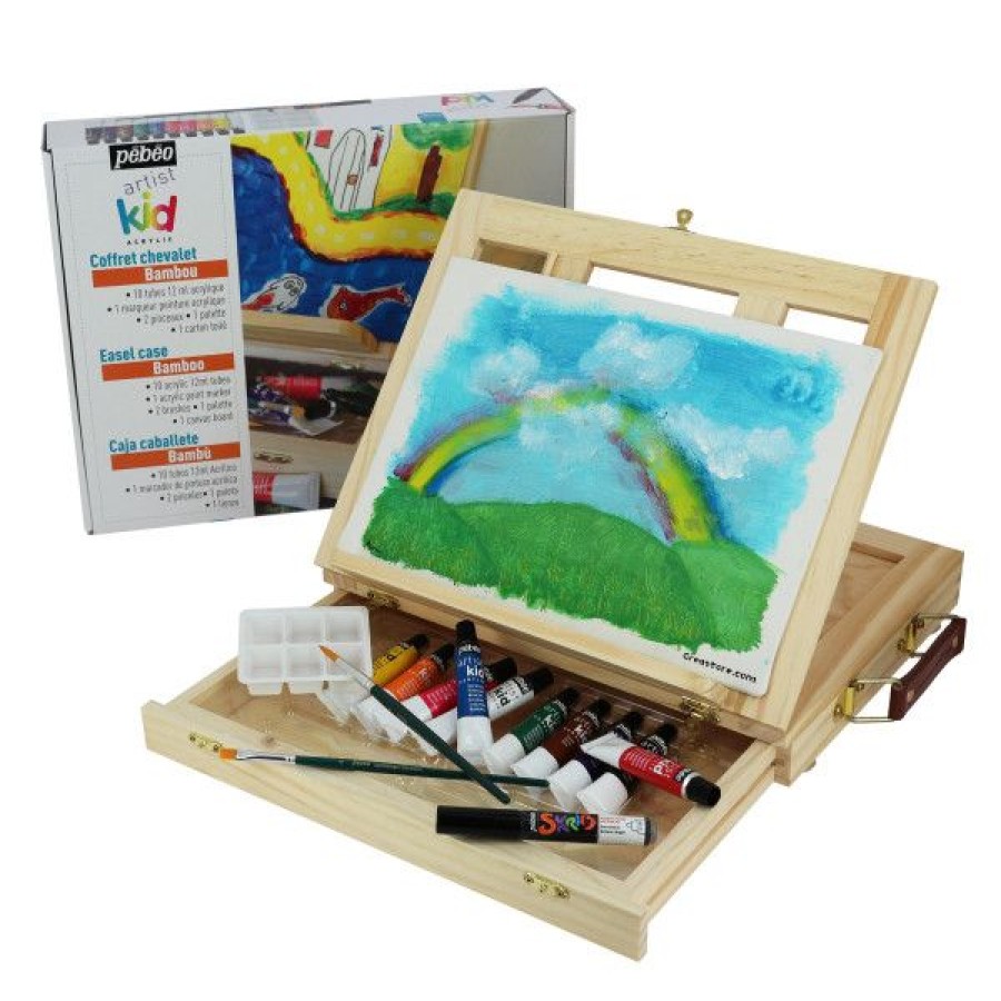 Loisirs Creatifs Creastore Peinture Pour Enfant | Coffret Chevalet Artist Kid - Pebeo