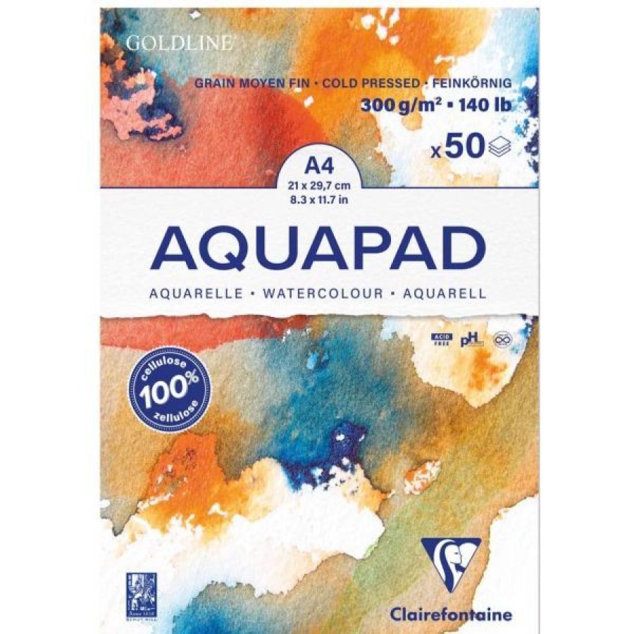 Papiers Creastore Papiers Peinture Aquarelle | Bloc Aquarelle Aquapad - Clairefontaine