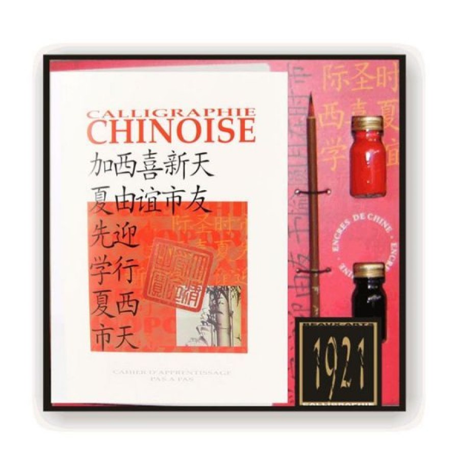 Dessin & Arts Graphiques Creastore Encres | Coffret Apprentissage Calligraphie Chinoise - Corect'Art