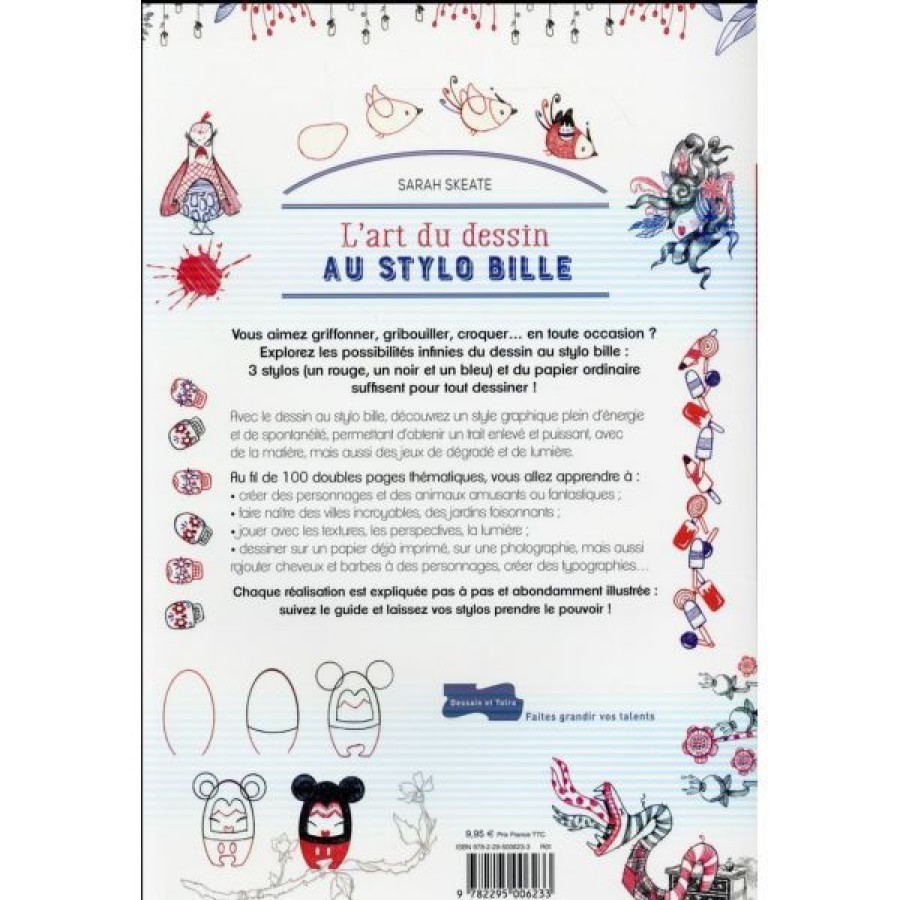 Dessin & Arts Graphiques Creastore Livres Dessin | L'Art Du Dessin Au Stylo Bille - Livre