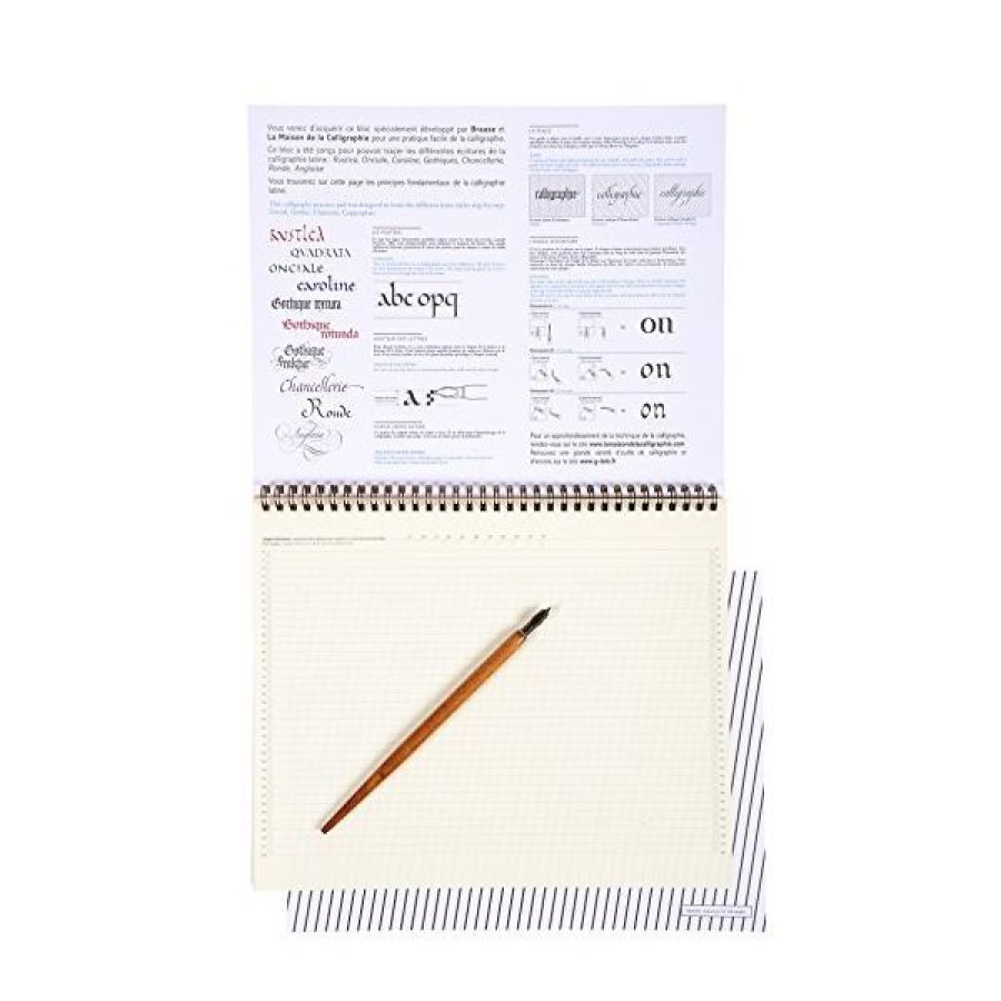 Papiers Creastore | Bloc De Calligraphie D'Apprentissage A4 - Brause