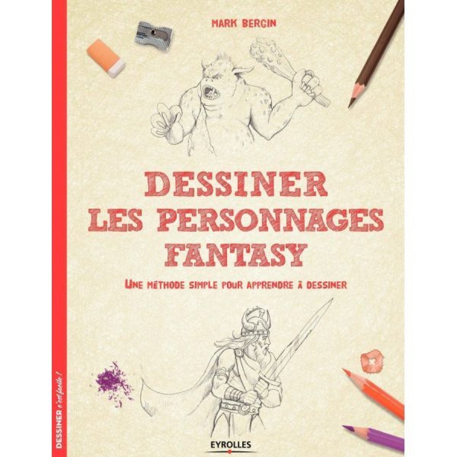 Dessin & Arts Graphiques Creastore Livres Dessin | Dessiner Les Personnages Fantasy - Livre