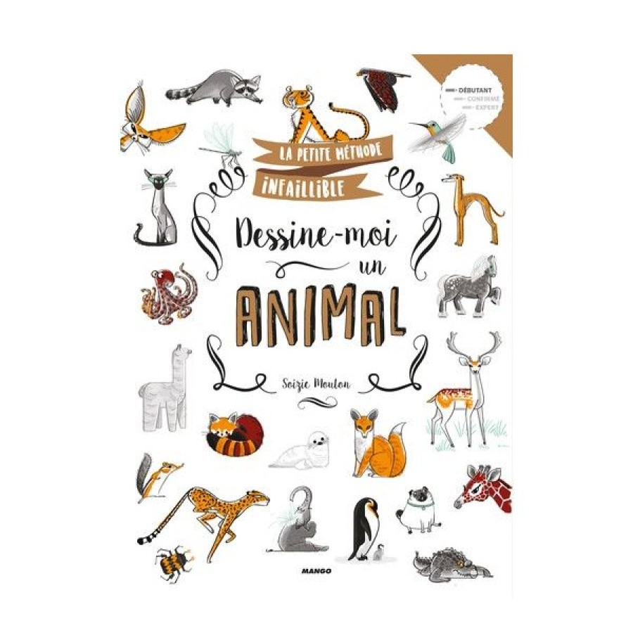 Dessin & Arts Graphiques Creastore Livres Dessin | Dessine-Moi Un Animal - Livre